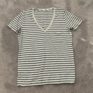 Madewell striped vneck